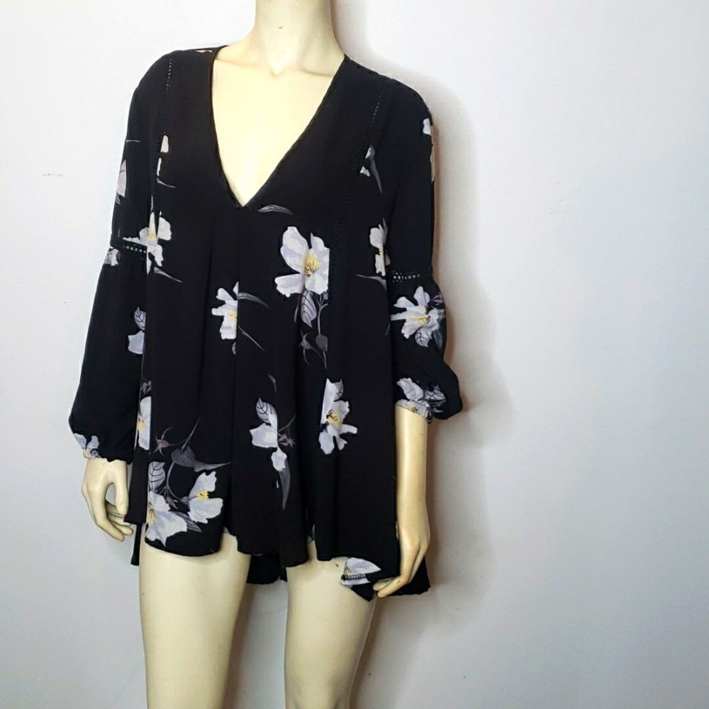 Hazel Tahiti Baby Doll Floral Tunic